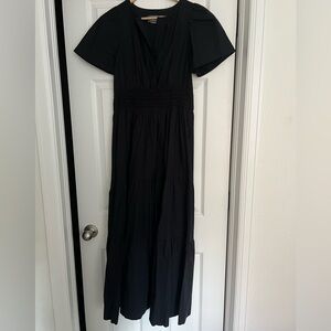 EUC Anthropologie Somerset Maxi Dress Black
